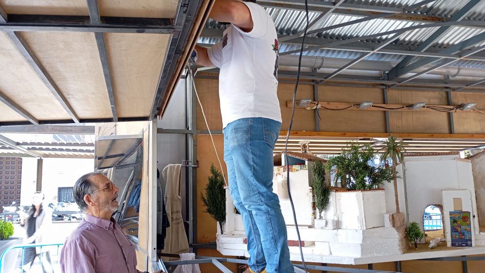 Espai per al belen social de la plaça de la Muntanyeta