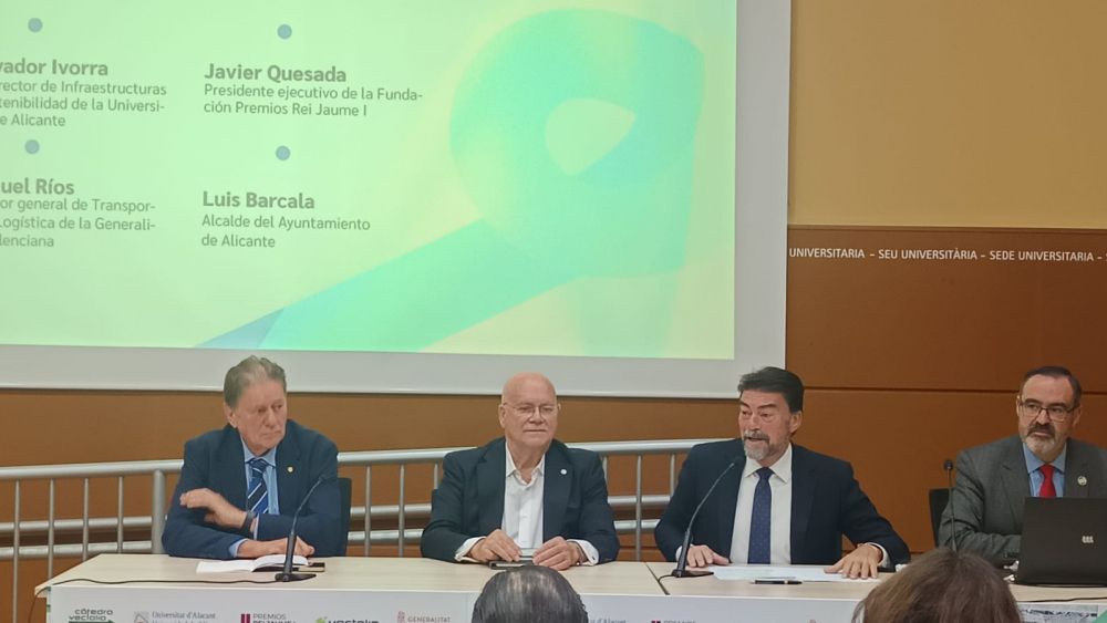 Luis Barcala intervé en la jornada de mobilitat d'Alacant