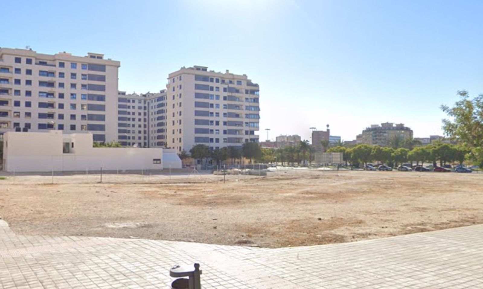 Una de les parcel·les cedides a Alacant per a la construcció de vivenda pública