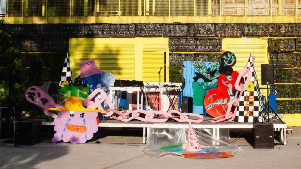 Escenari del festival Màquina a Les Cigarreres d'Alacant