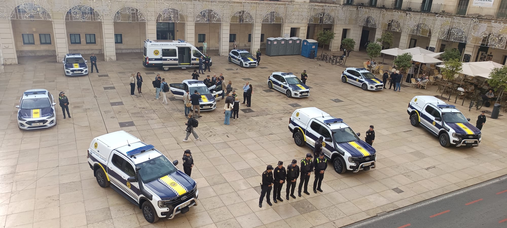 Presentación de los nuevos vehículos de la Policía Local de Alicante Presentación de los nuevos vehículos de la Policía Local de Alicante