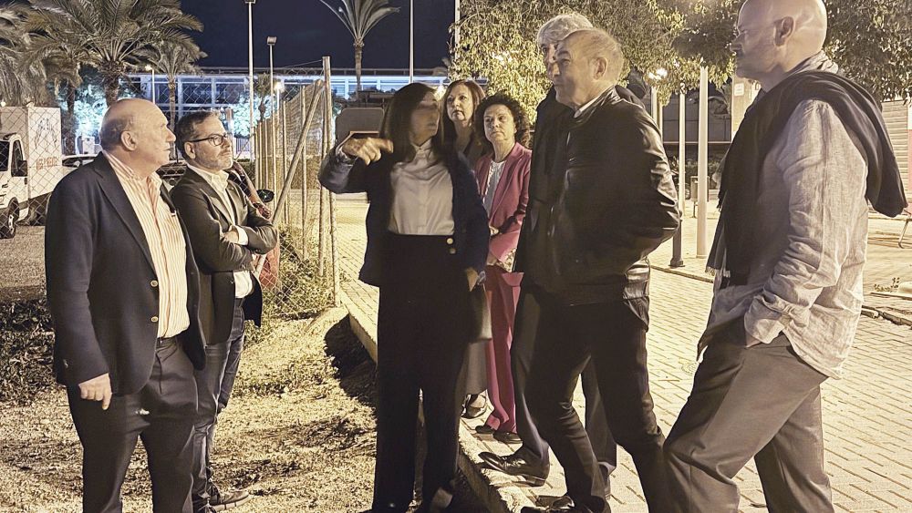 Visita del jurado técnico a la parcela del palacio de congresos de Elche Visita del jurado técnico a la parcela del palacio de congresos de Elche