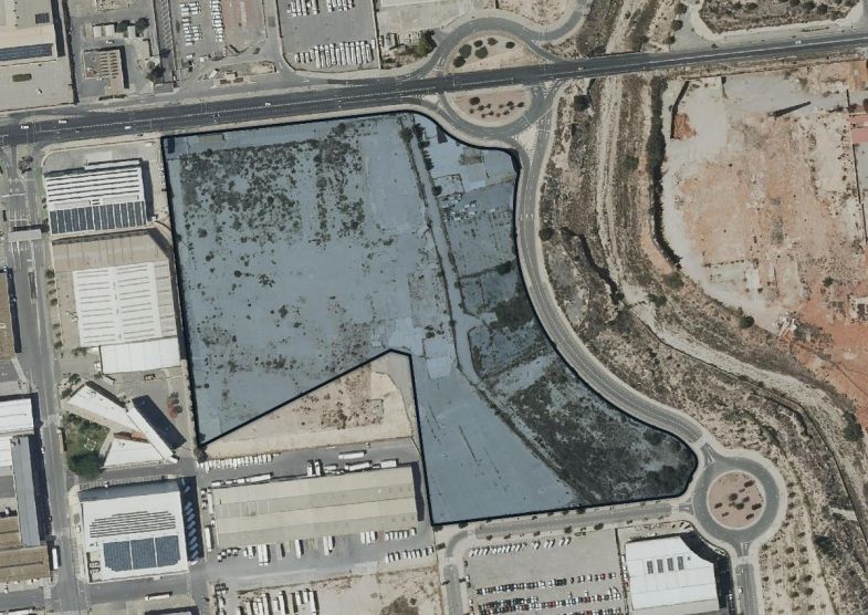 Plano del terreno de reserva en Mercalicante Plano del terreno de reserva en Mercalicante