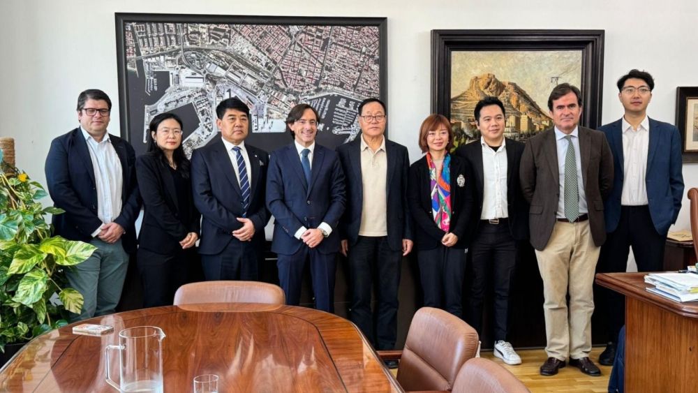 Visita de la delegació xinesa al Port d'Alacant