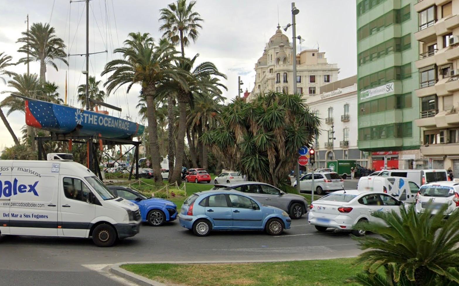 Tráfico denso en el frente litoral de Alicante