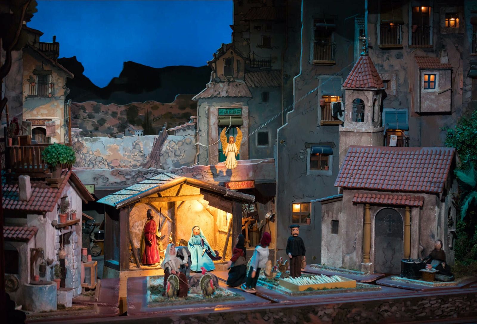 Representació del Betlem del Tirisiti a Alcoi