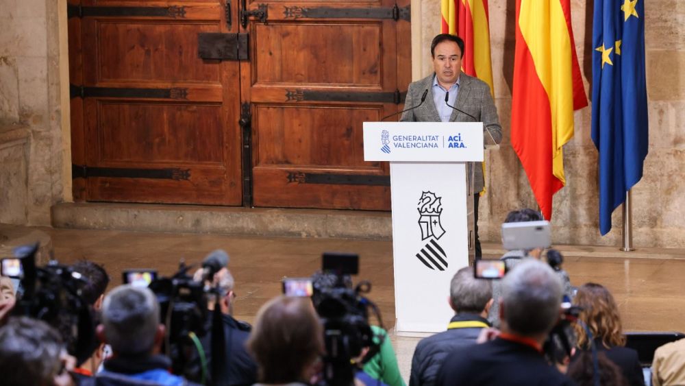 Intervenció de Juanfran Pérez Llorca al Palau de la Generalitat
