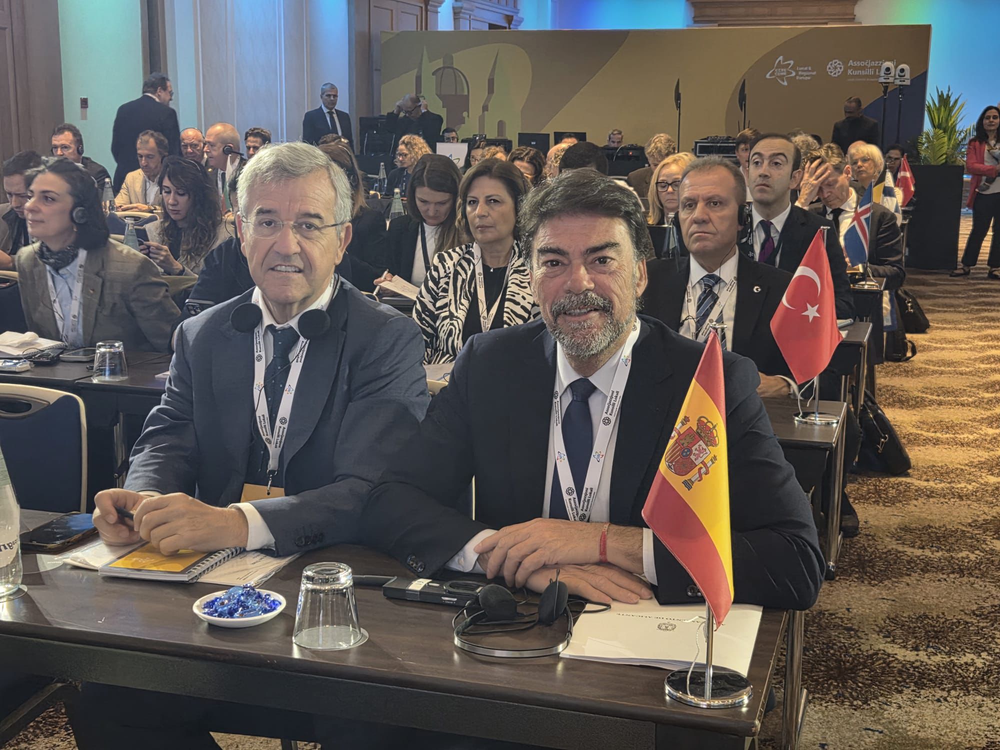 Barcala interviene en la reunión de Asuntos Globales del Consejo de Municipios y Regiones de Europa