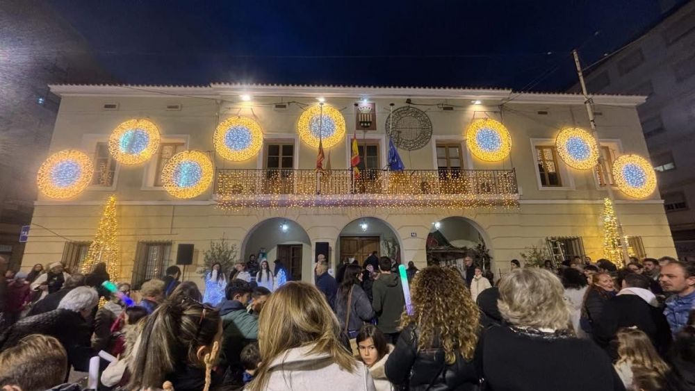Encés de les llums de Nadal a Mutxamel