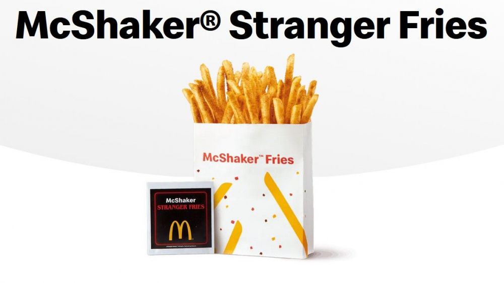 Noves patates shaker stranger fries de McDonald's