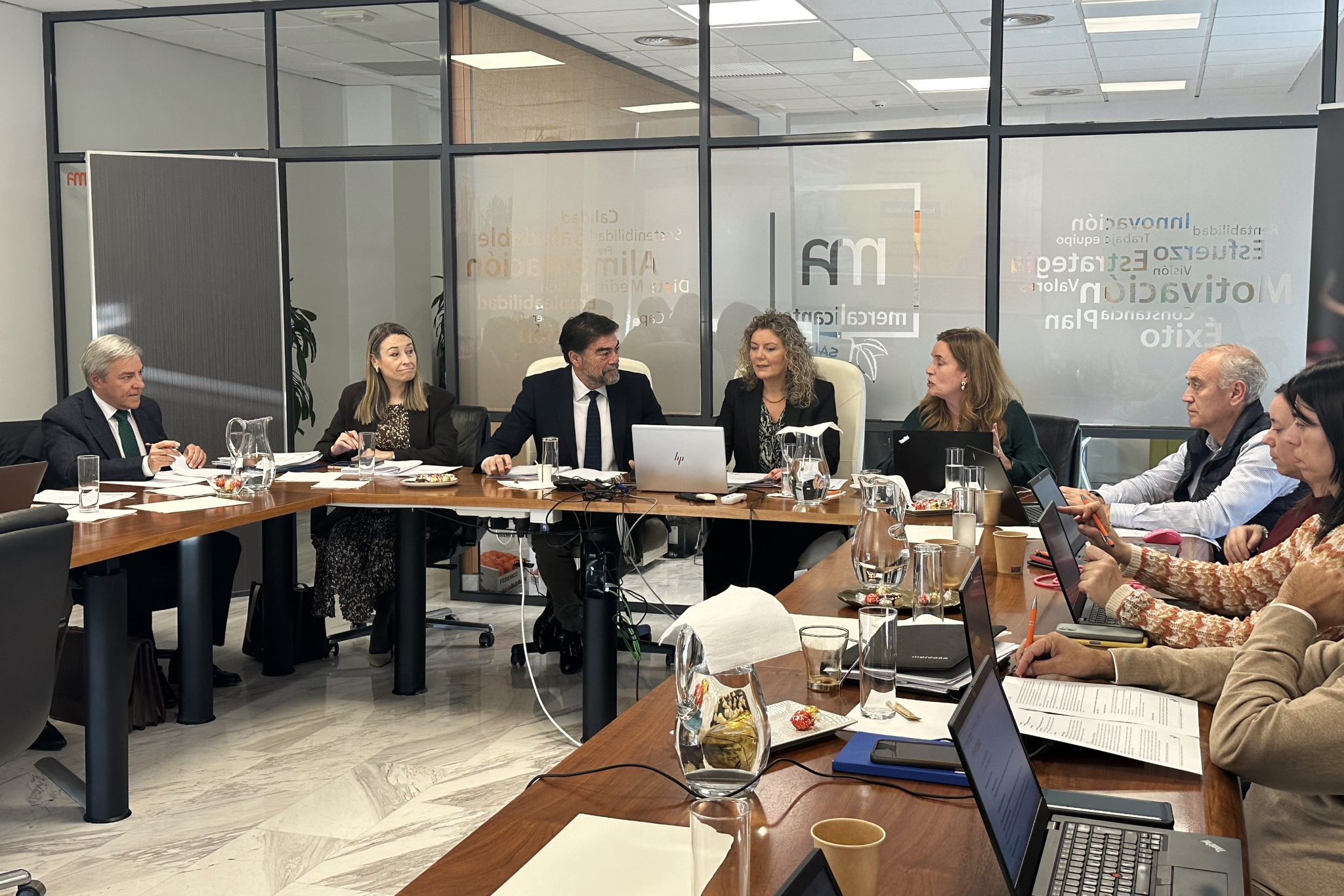 Reunió del consell d'administració de Mercalicante Reunió del consell d'administració de Mercalicante