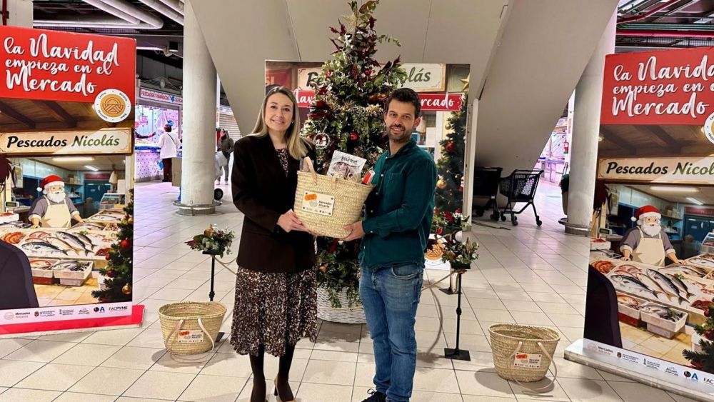 Presentació del gran sorteig nadalenc en els mercats d'Alacant