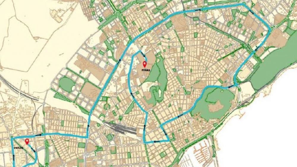 Recorregut de la Papanoelada 2025 d'Alacant Recorregut de la Papanoelada 2025 d'Alacant
