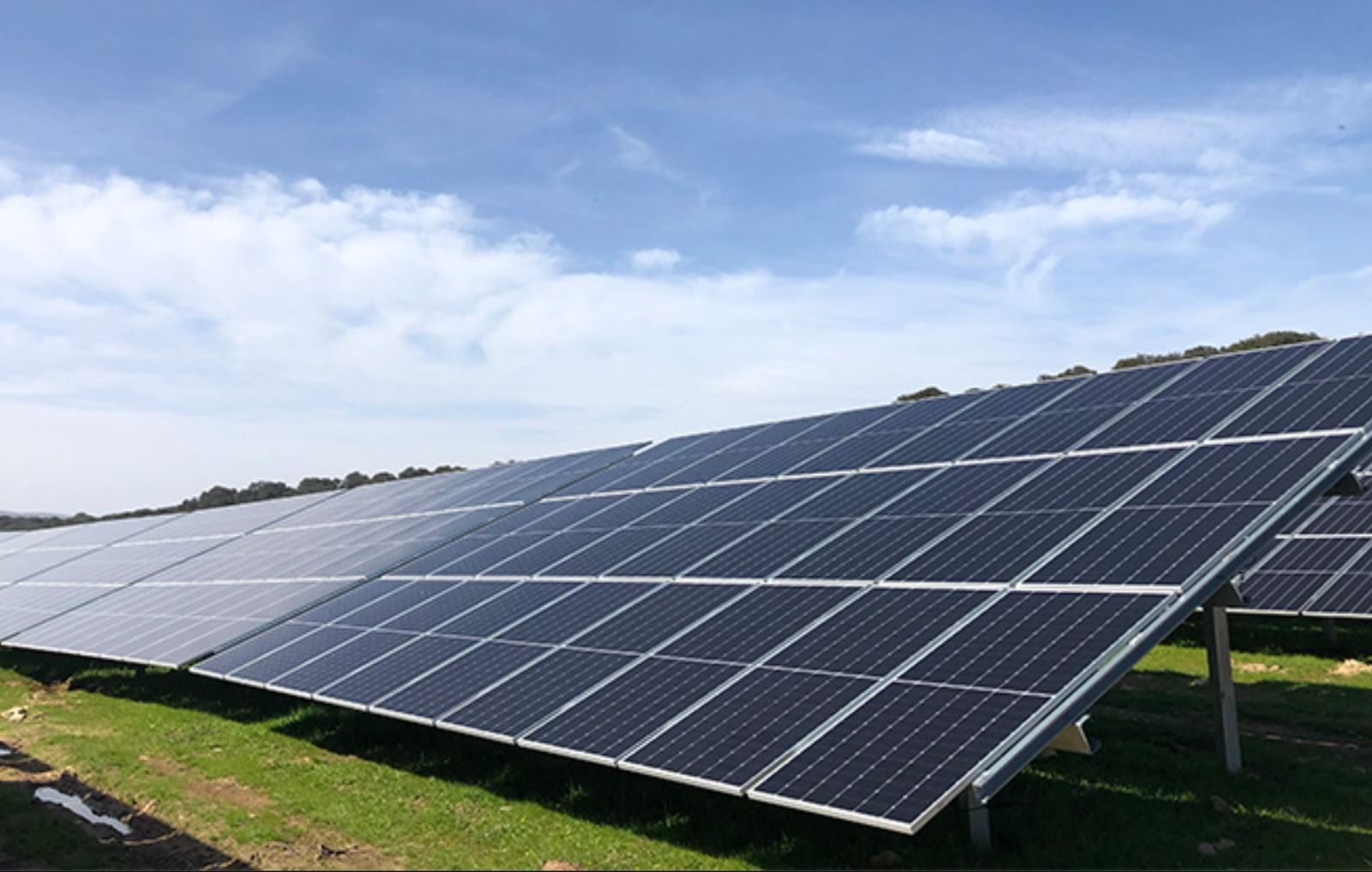 Imagen de una planta fotovoltaica Imagen de una planta fotovoltaica