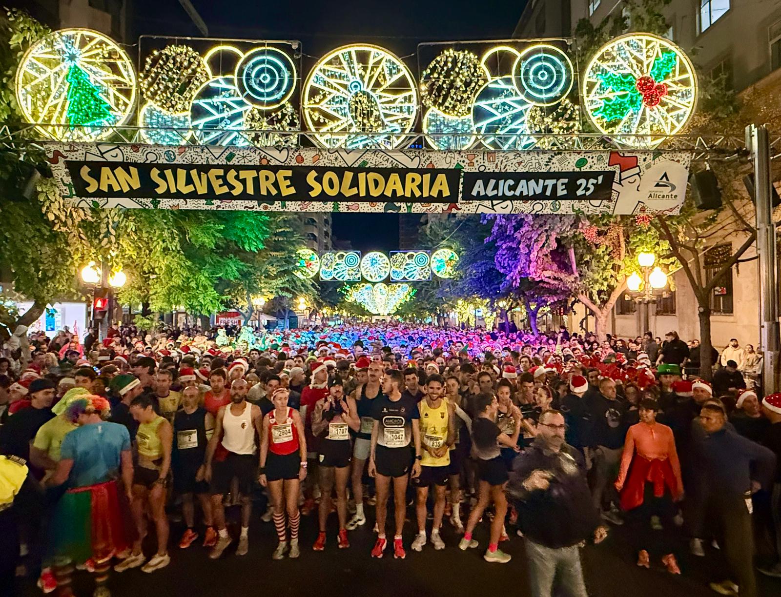 San Silvestre solidaria Alicante 2025