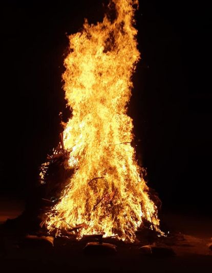 Hoguera de San Antón en Elche