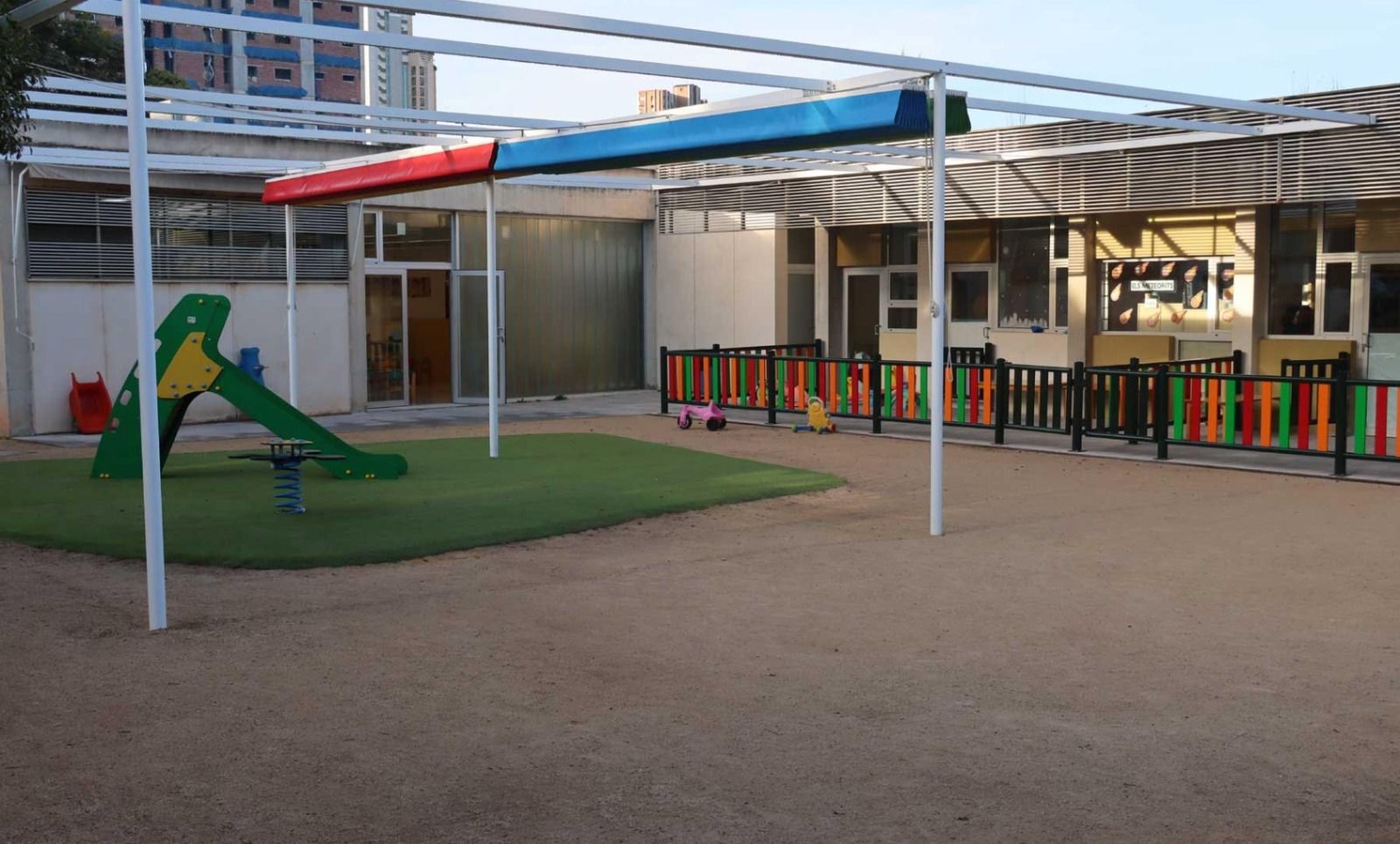 Nou pati de l'Escola Infantil Les Caletes de Benidorm