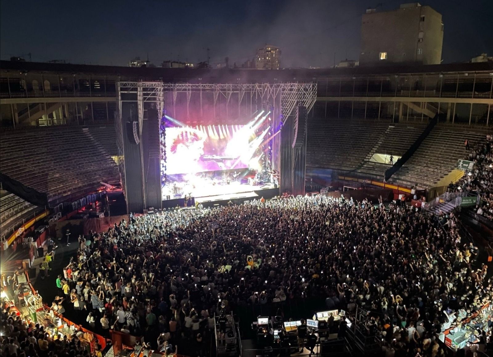 Un concert en la plaça de bous d'Alacant