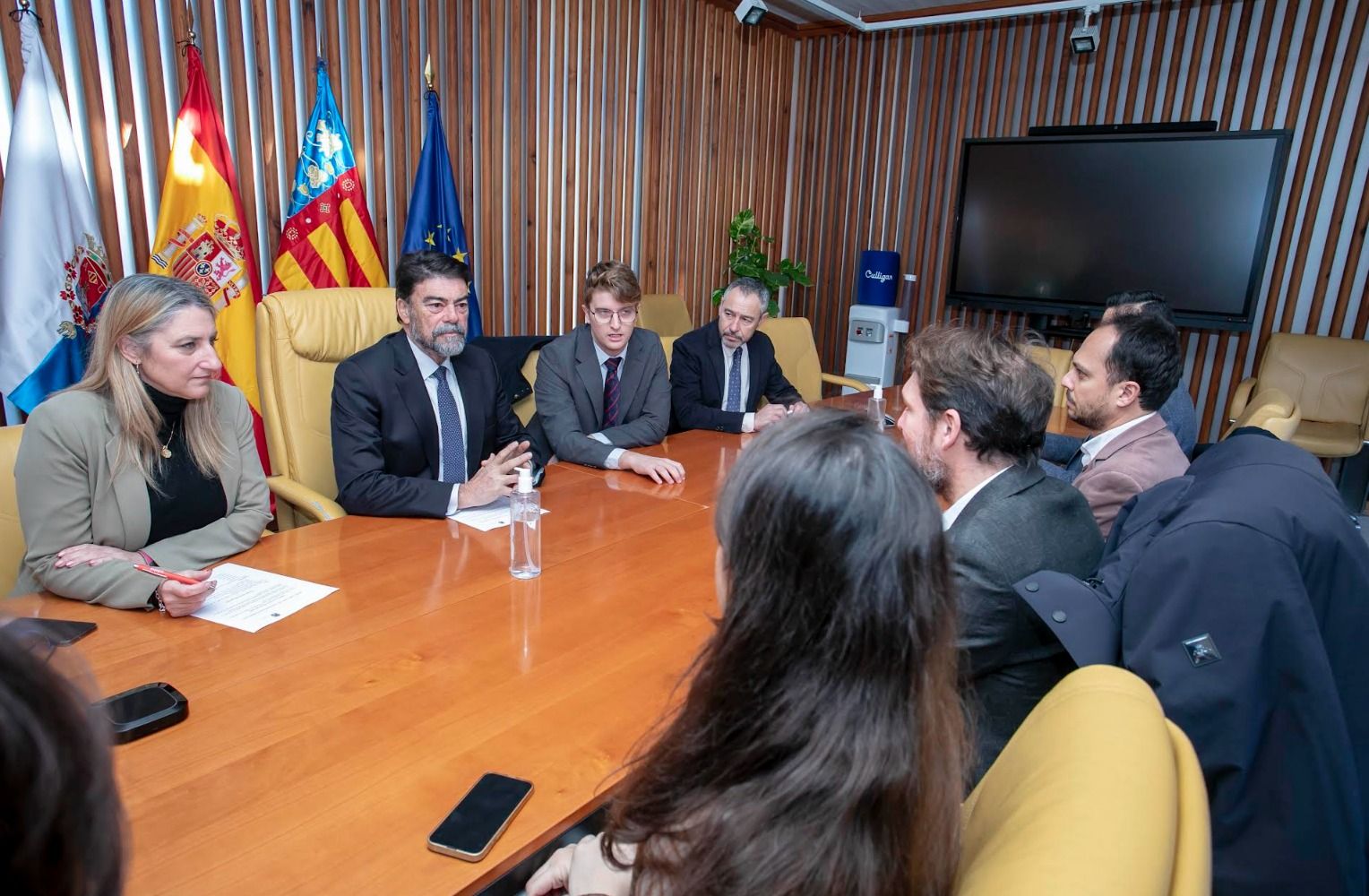 Trobada a Alacant amb la delegació turca