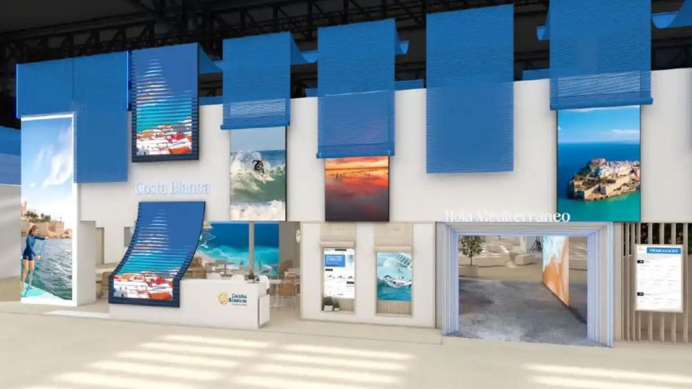 Detalls del stand de la Comunitat Valenciana en Fitur 2026