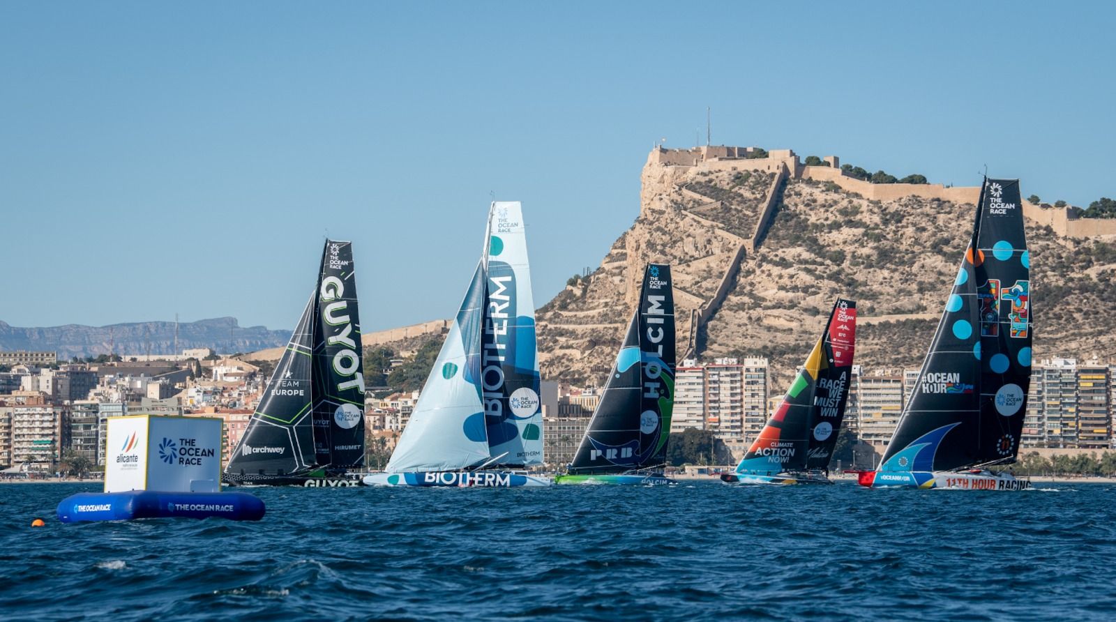 Eixida de l'última edició de The Ocean Race a Alacant