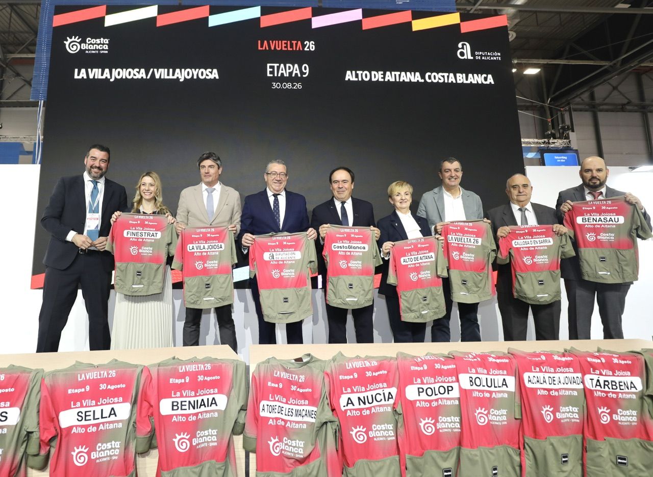 Presentació de l'etapa 9 de La Vuelta 2026 a la Costa Blanca Presentació de l'etapa 9 de La Vuelta 2026 a la Costa Blanca