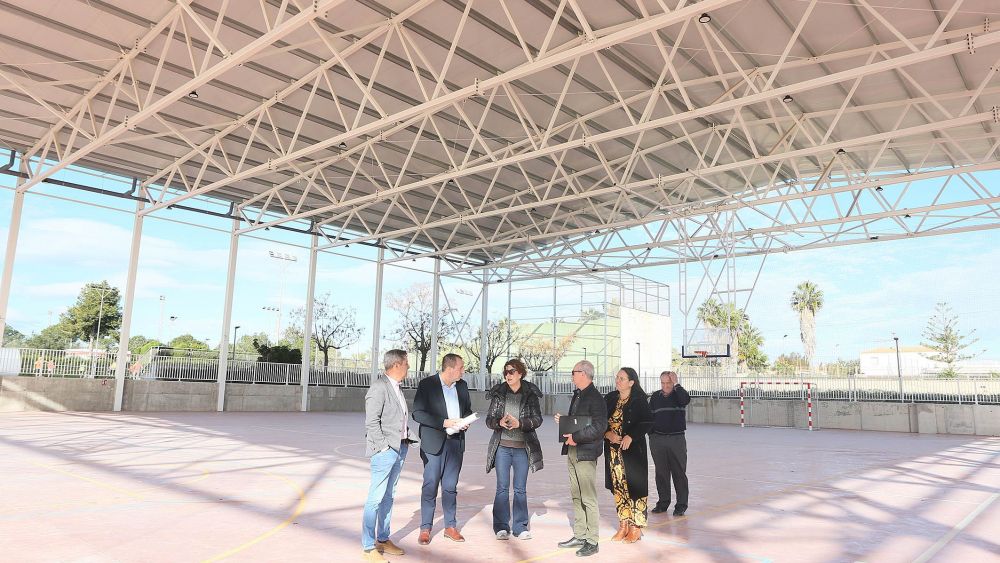 Visita al pavelló de Los Montesinos Visita al pavelló de Los Montesinos