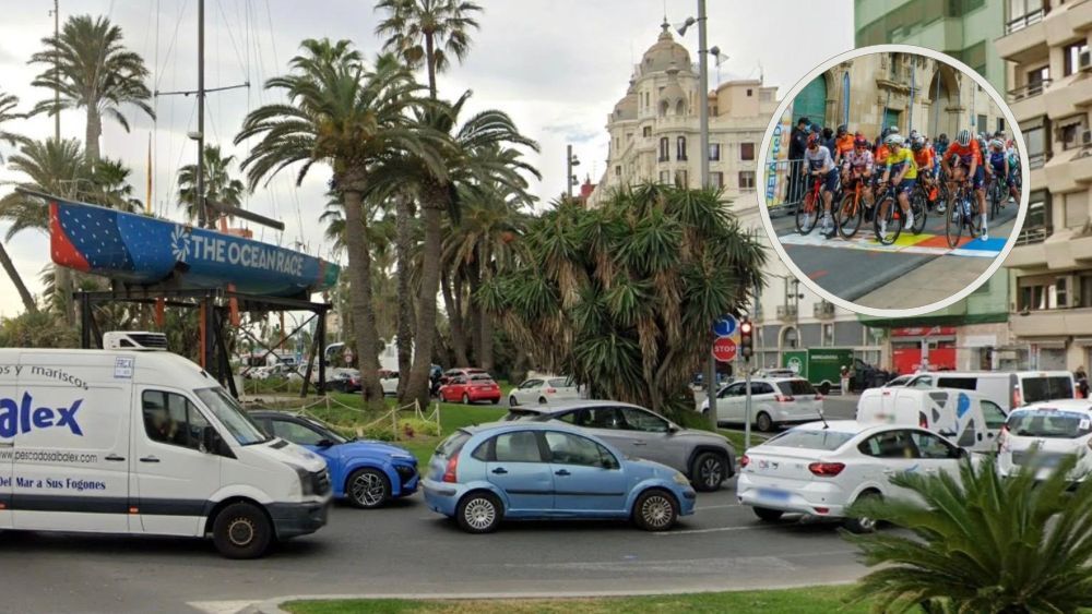 Talls de trànsit a Alacant pel pas de la Volta a la Comunitat Valenciana