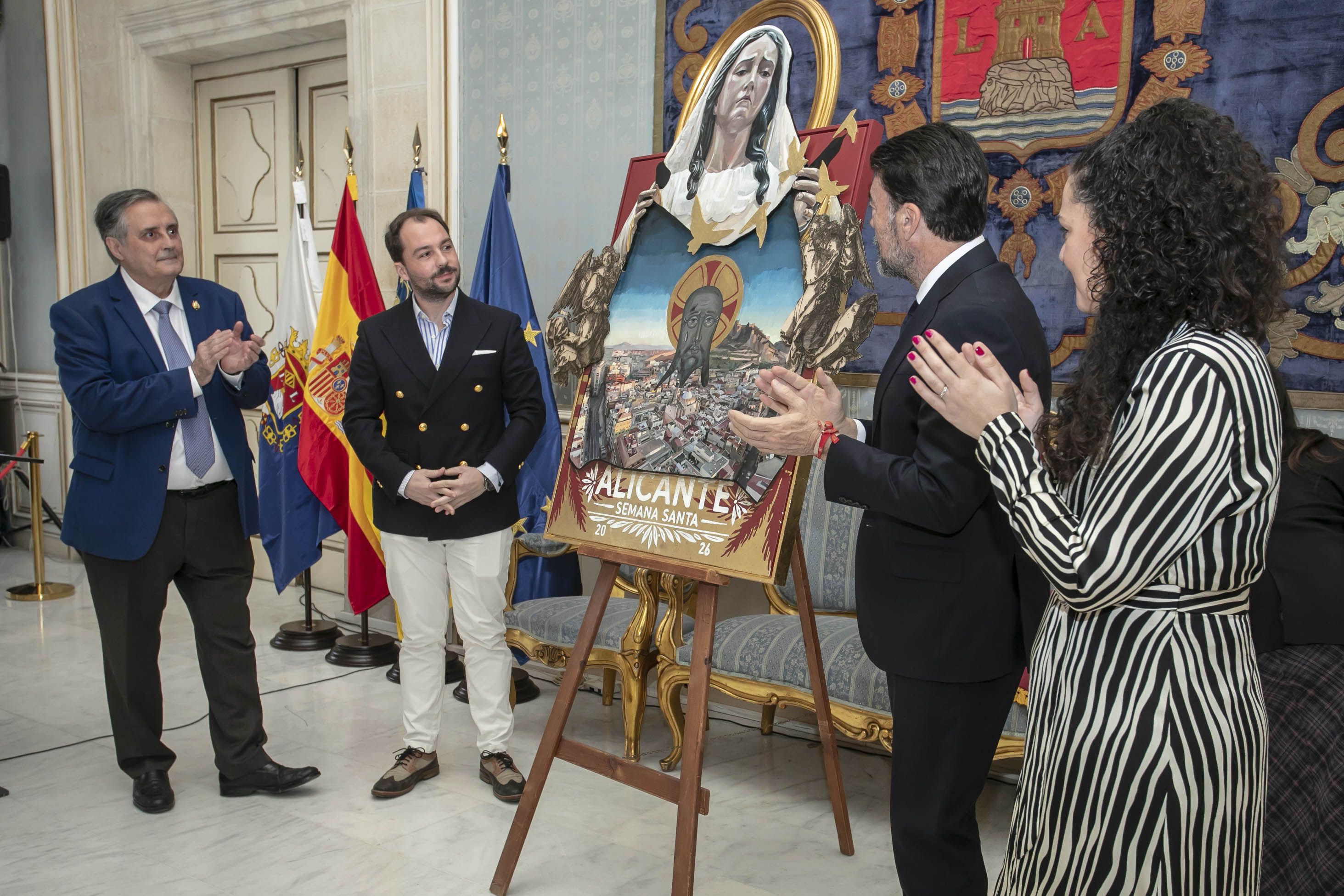 Cartell anunciador de la Setmana Santa 2026 a Alacant