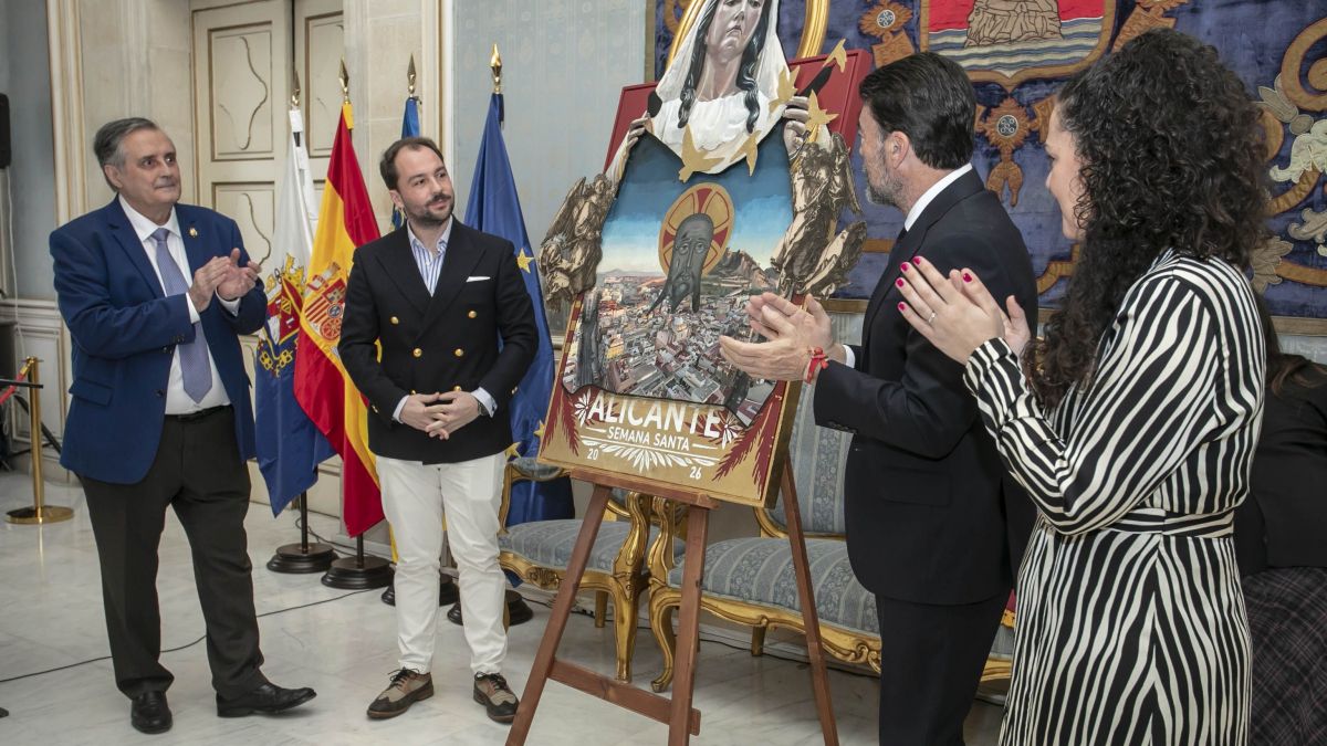 Cartel anunciador de la Semana Santa 2026 en Alicante