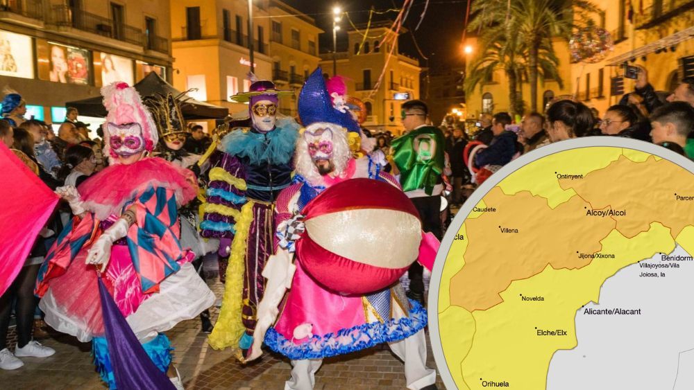 Peligra el Carnaval 2026 por el fuerte viento en Alicante