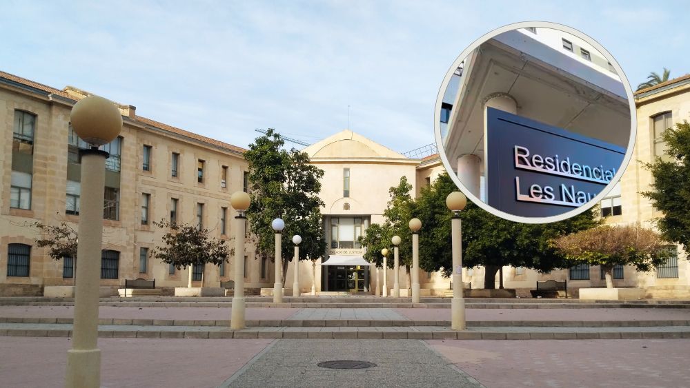 Palau de Justícia d'Alacant i el Residencial Les Naus de Platja de Sant Joan Palau de Justícia d'Alacant i el Residencial Les Naus de Platja de Sant Joan