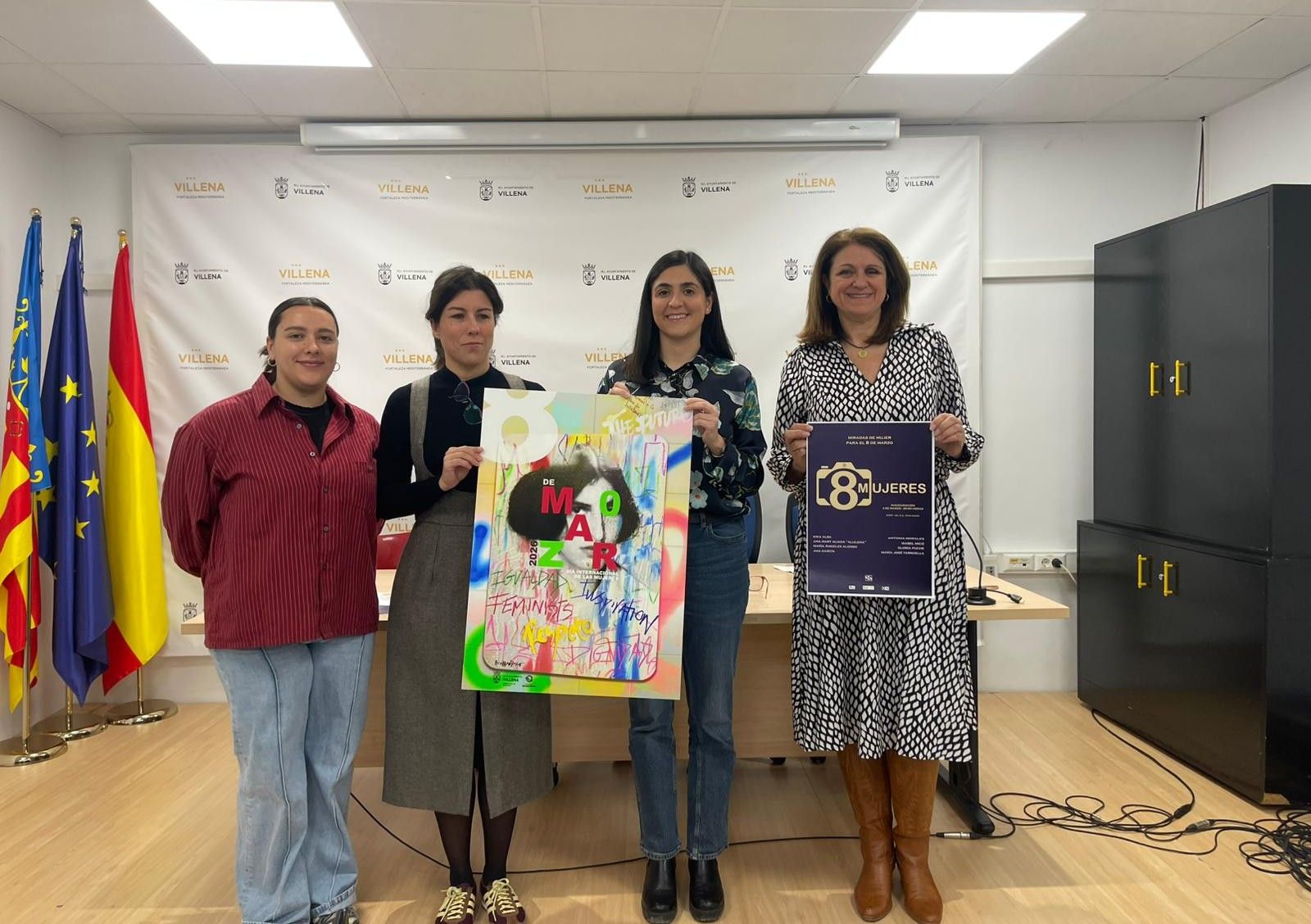 Presentació del 8M a Villena Presentació del 8M a Villena