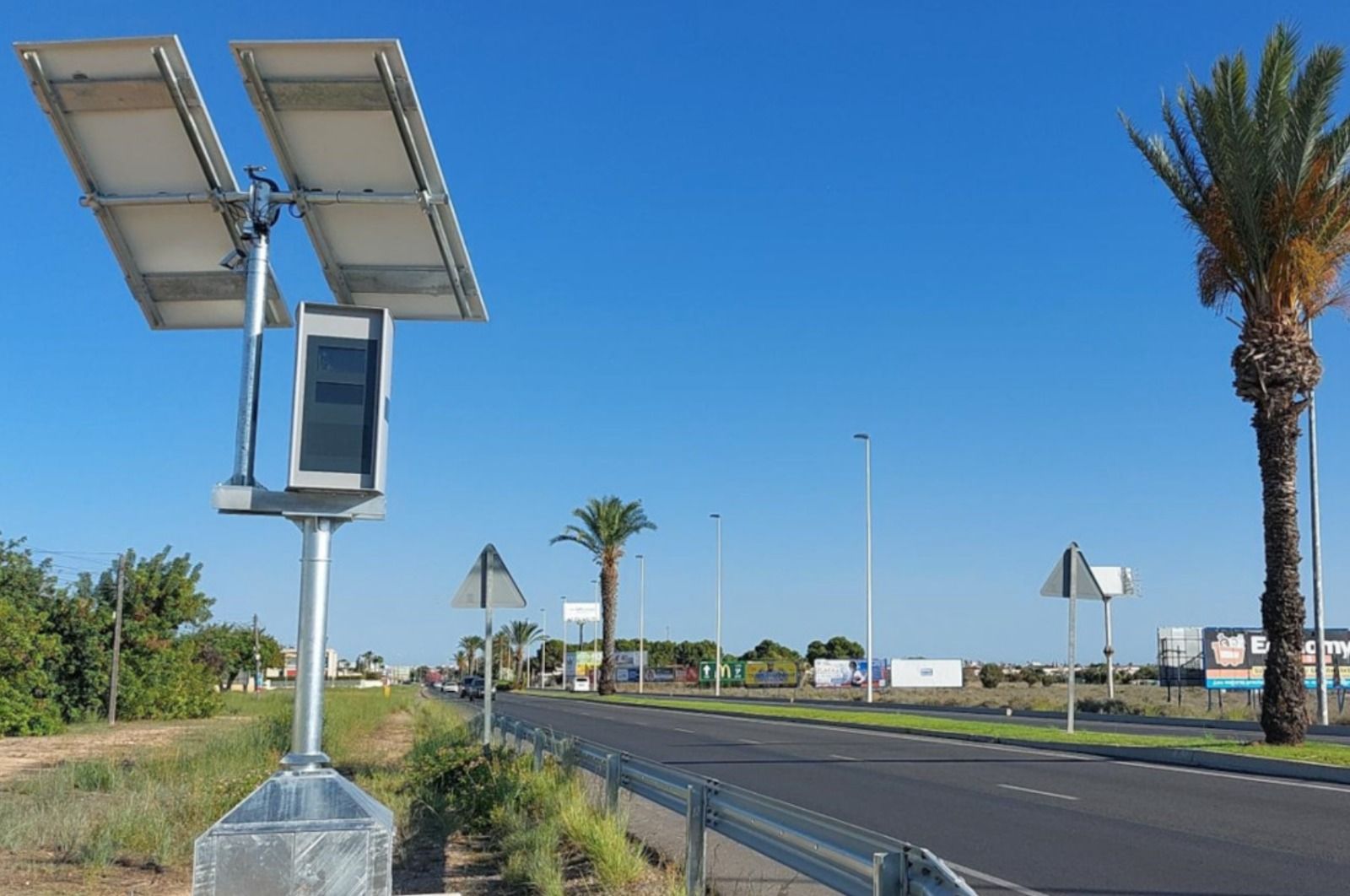 Nuevo radar de tramo en las carreteras alicantinas (Foto: DGT)