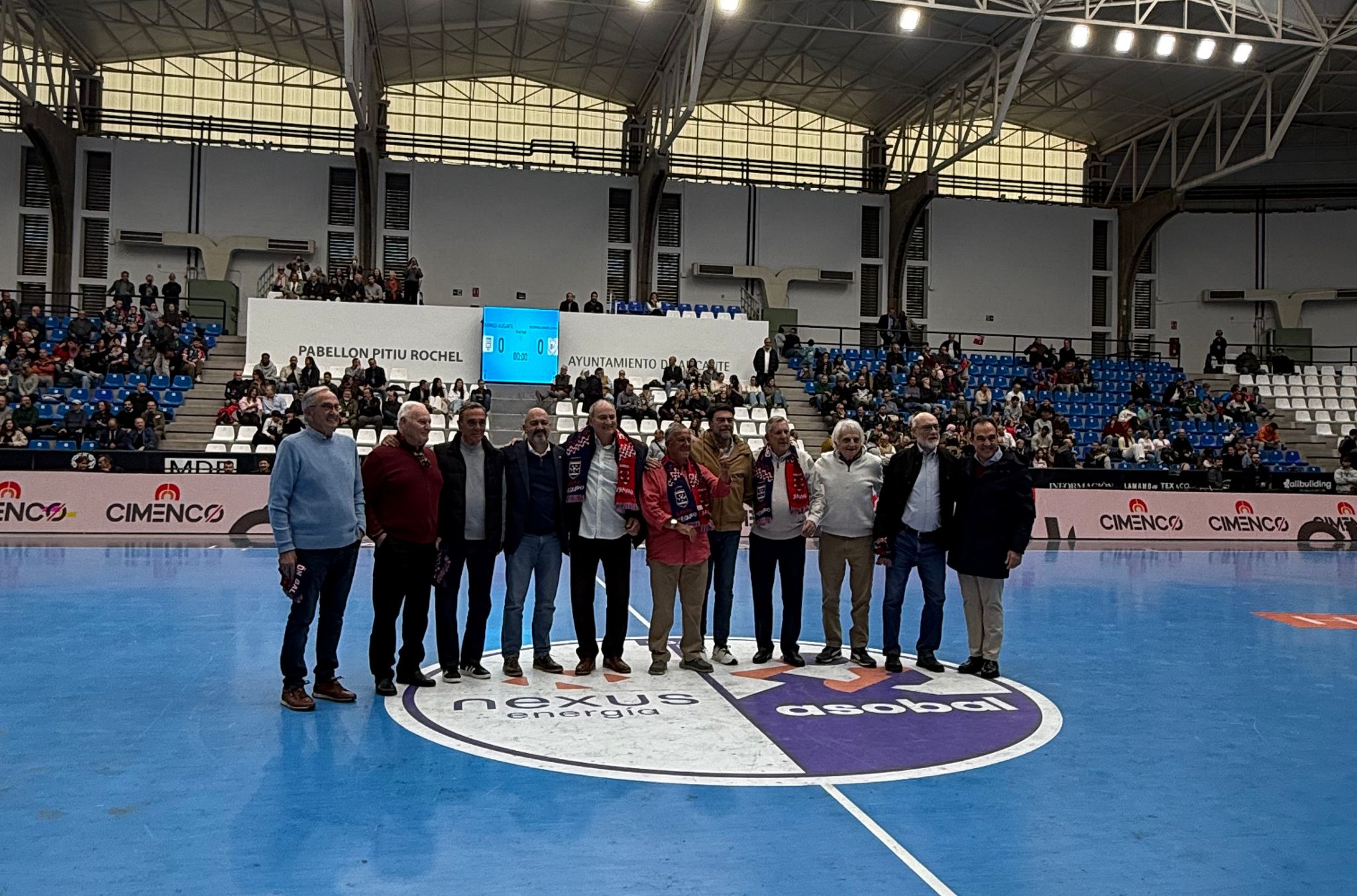 Homenatge a l'equip Obres del Port d'Alacant