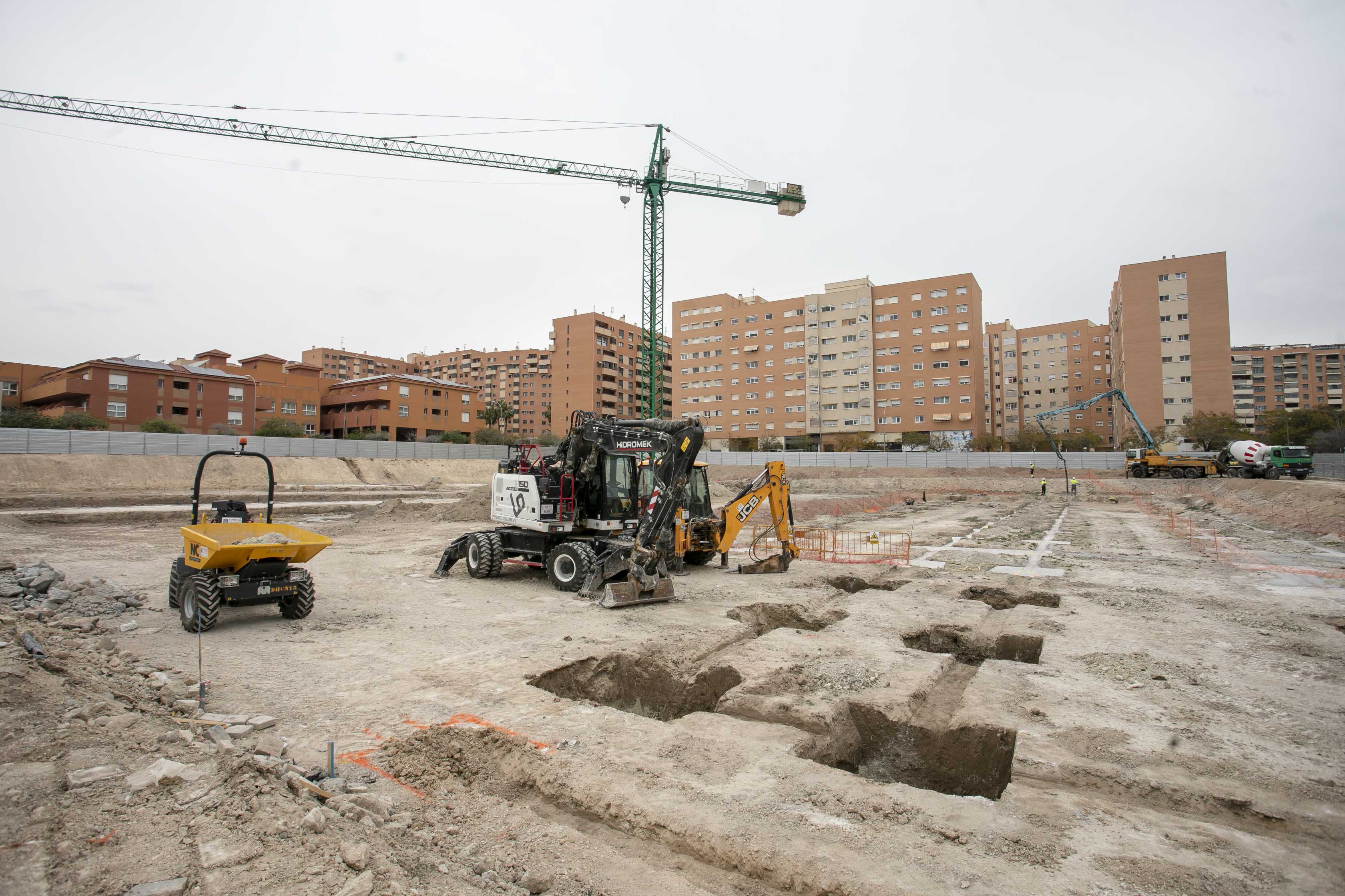 Obres en el nou col·legi d'educació especial El Somni d'Alacant Obres en el nou col·legi d'educació especial El Somni d'Alacant
