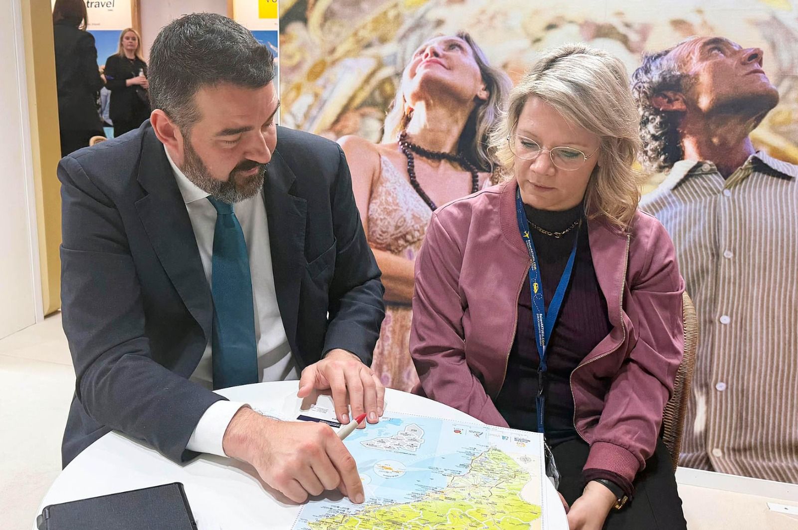 José Mancebo participa en una reunión en la feria ITB de Berlín