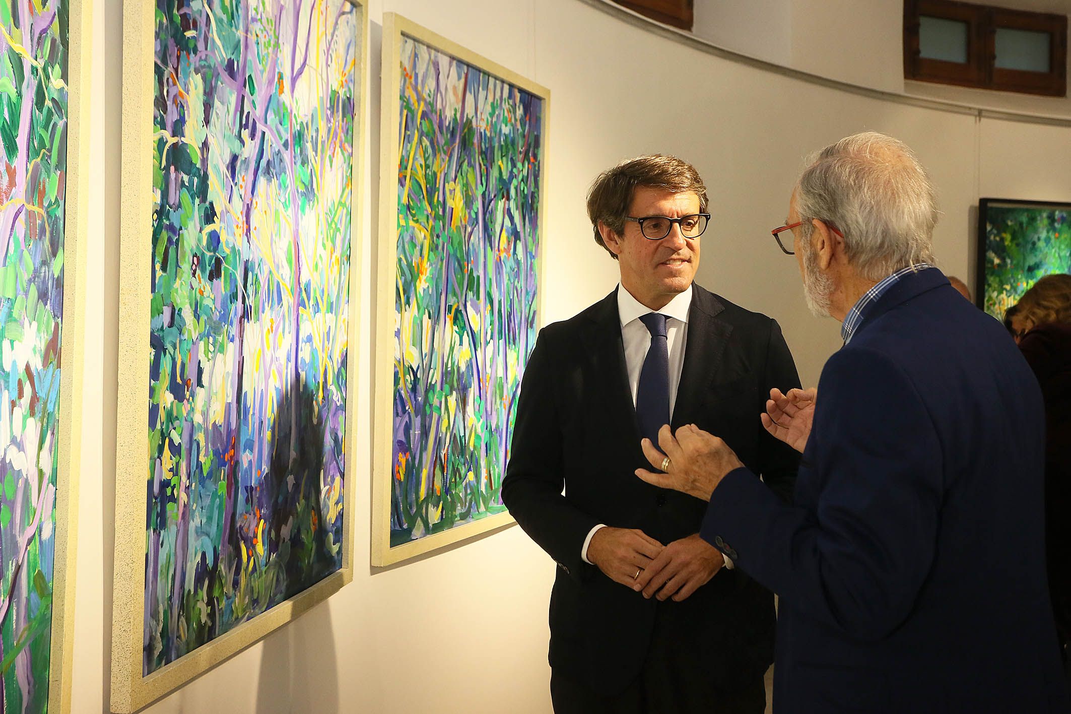 Inauguració de l'exposició 'Somnis cromàtics' en la Diputació d'Alacant