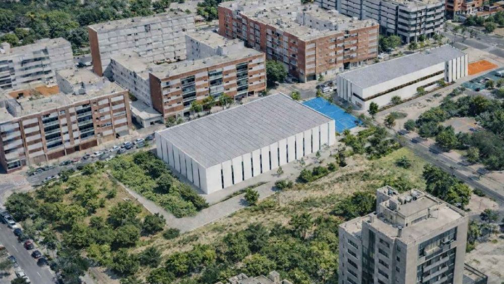 Pavellons de la Ciutat del Bàsquet de la Fundació Lucentum en Alacant