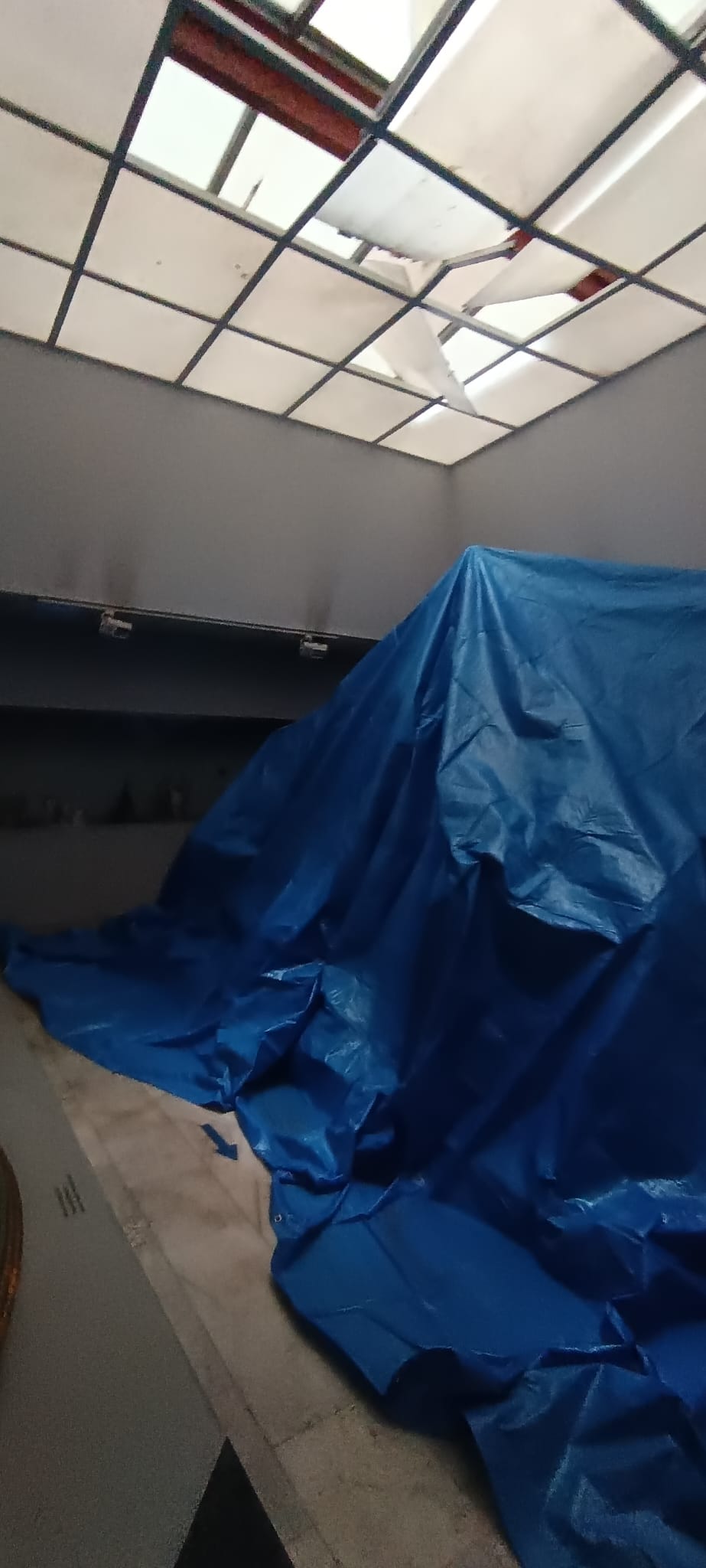 Danys per les pluges en el Museu de les Fogueres d'Alacant