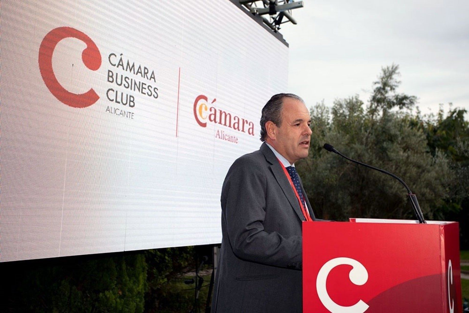 Carlos Baño, president de la Cambra de Comerç d'Alacant, en imatge d'arxiu
