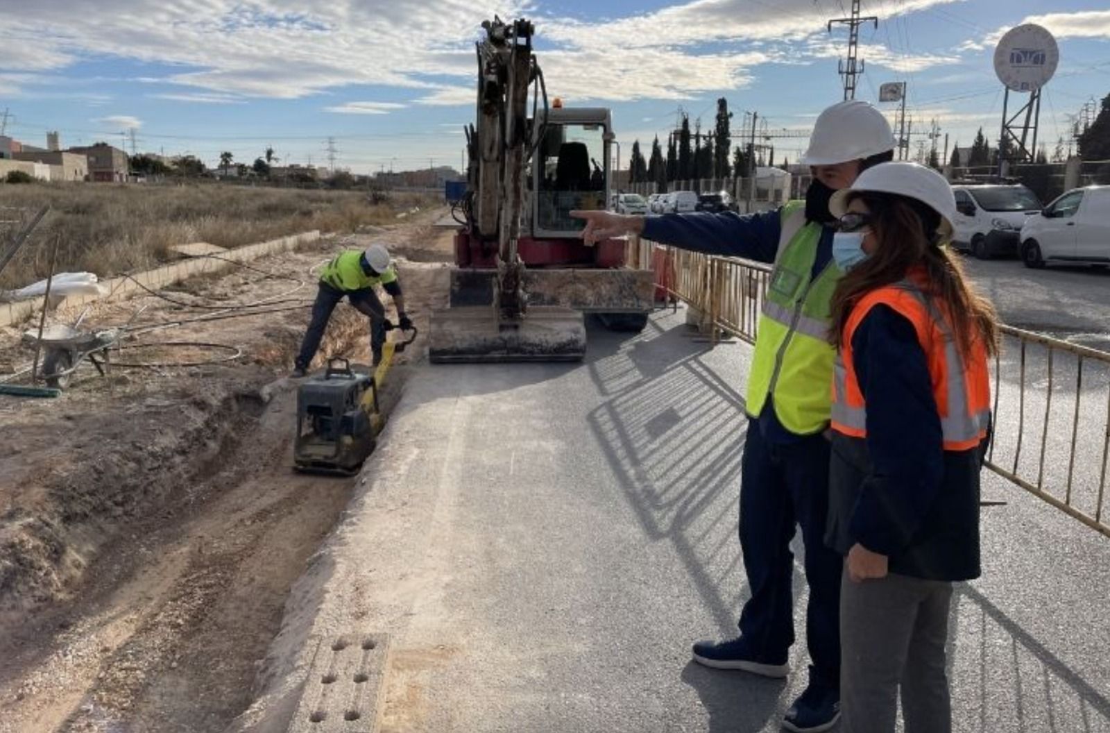 Obres en la xarxa d'Aigües d'Alacant