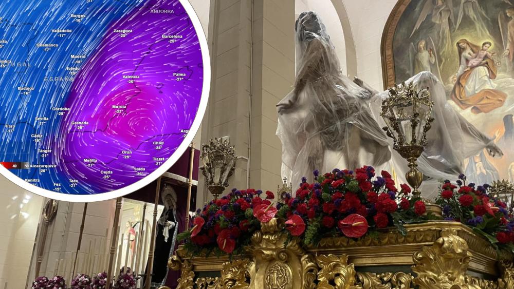 Una DANA podria desestabilitzar el temps en l'inici de la Setmana Santa a Alacant