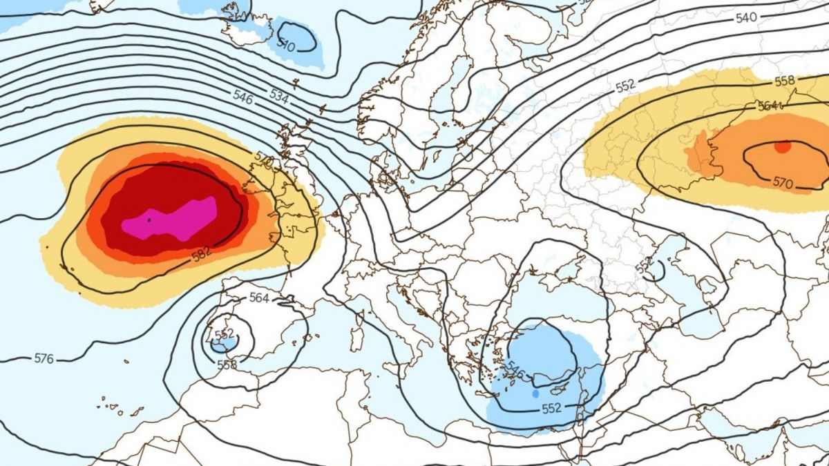 Situació atmosfèrica amb la possible DANA despenjada sobre la Península