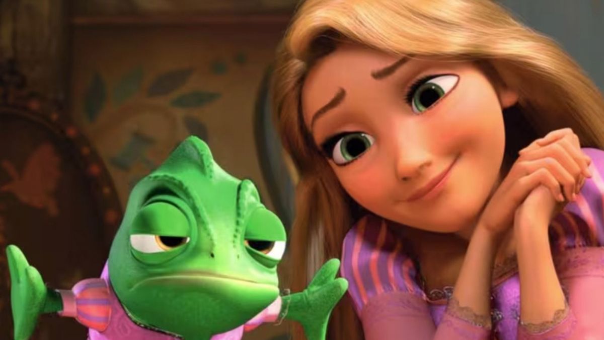 Rapunzel encerrada en su torre en la peli 'Enredados' Rapunzel encerrada en su torre en la peli 'Enredados'