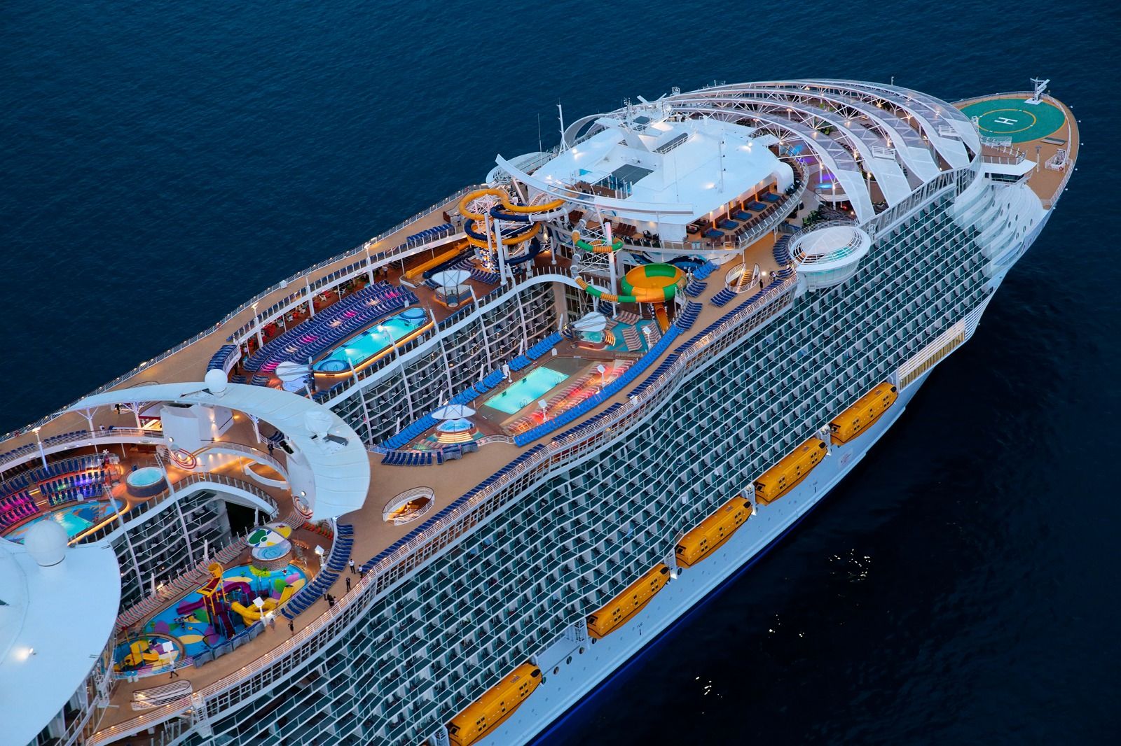 Coberta del creuer Harmony of the Seas de la companyia Royal Caribbean