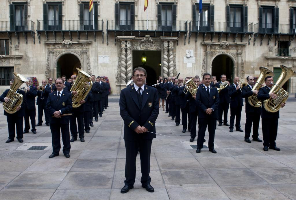 Díaz Alcaina, director de la Banda Sinfónica Municipal de Alicante