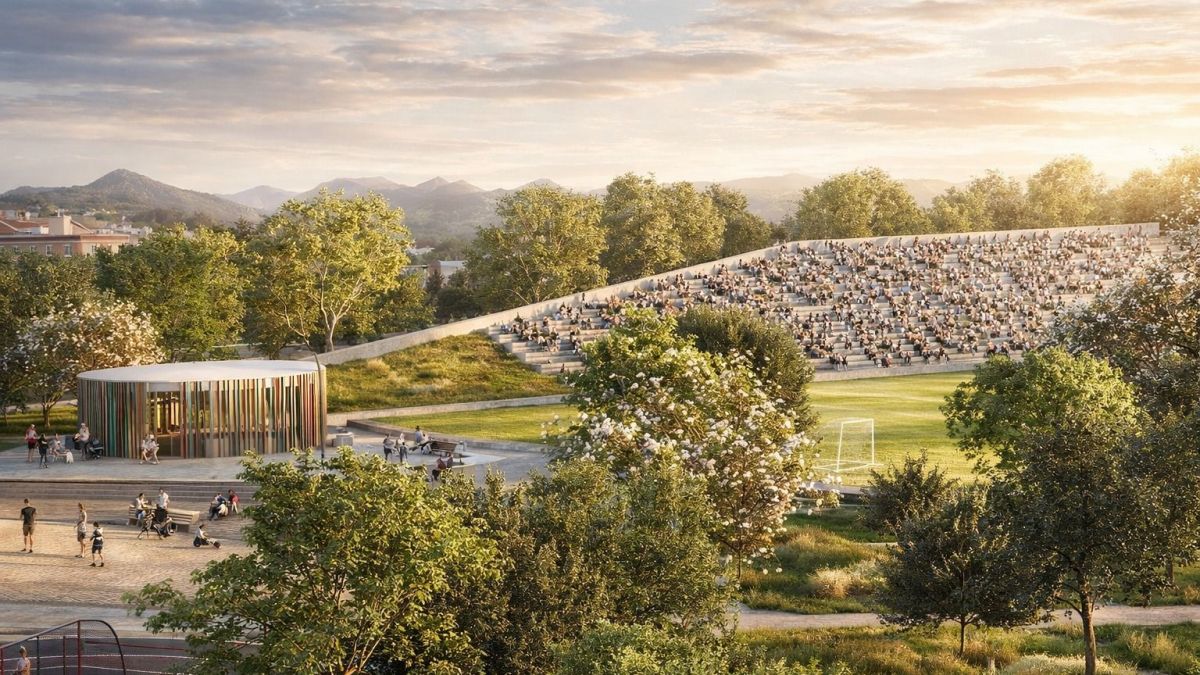 Imagen del proyecto del parque deportivo en el PAU 5 de Alicante Imagen del proyecto del parque deportivo en el PAU 5 de Alicante