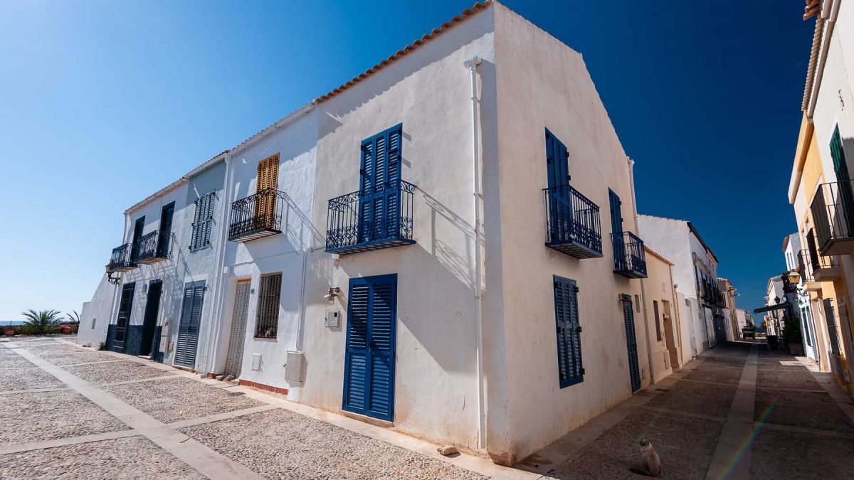 Cases baixes en l'illa de Tabarca Cases baixes en l'illa de Tabarca