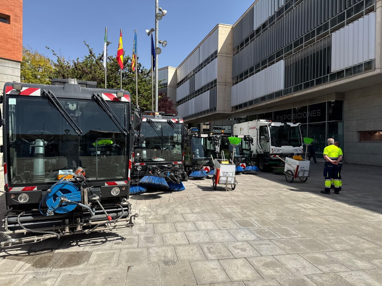 Nueva maquinaria de limpieza de ultima generación para San Vicente